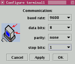 configuration dialog