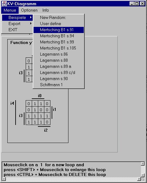 Ein KV-Diagramm auswhlen