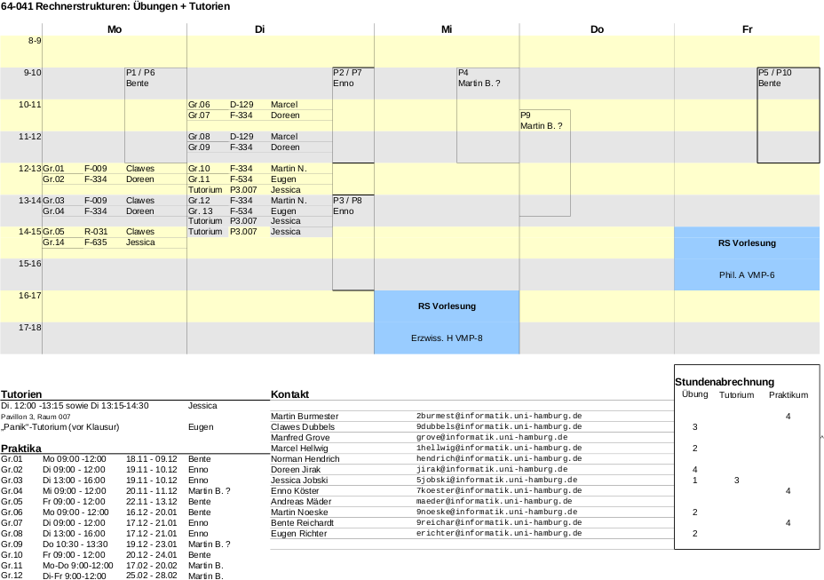 Stundenplan RS 2013/14