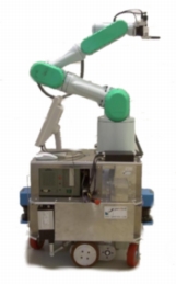 Robot of the biotechnological laboratory at the University of Bielefeld, Germany