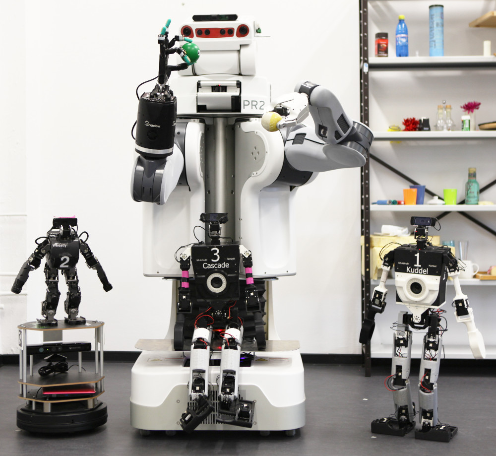 The robots of the group TAMS.